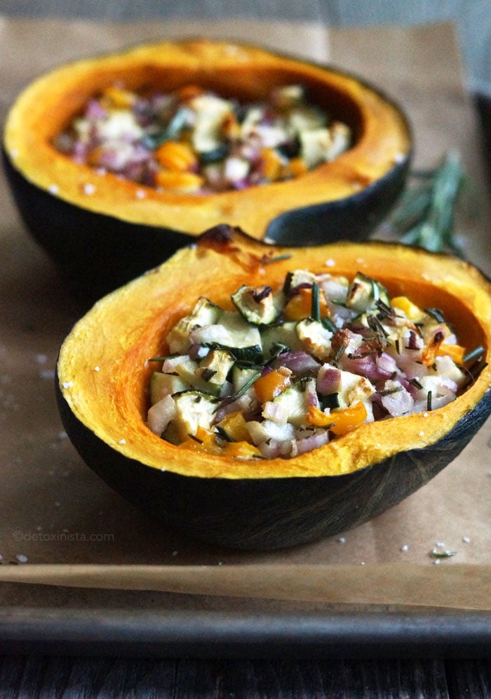 Impressive Stuffed Kabocha: Vegan & Paleo Holiday Centerpiece